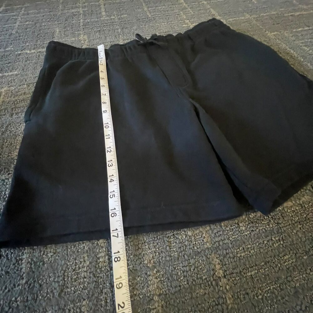 Goodfellow & Co Mens Size L Black Fleece Sweat Shorts Drawstring Athletic Casual - Picture 9 of 11